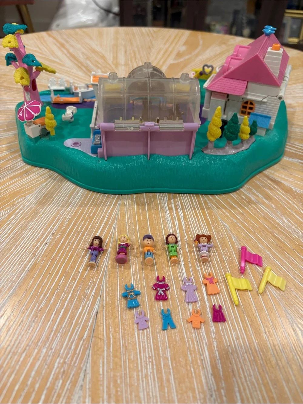 1996 COMPLETE Magical Movin’ Pollyville Polly Pocket Bluebird WORKS